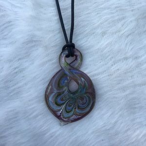 Colorful Handmade Glass Necklace