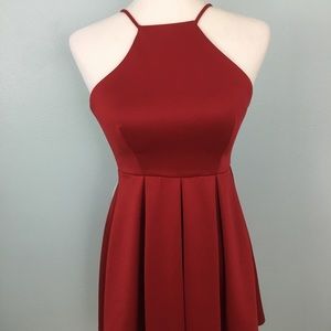 Red dress