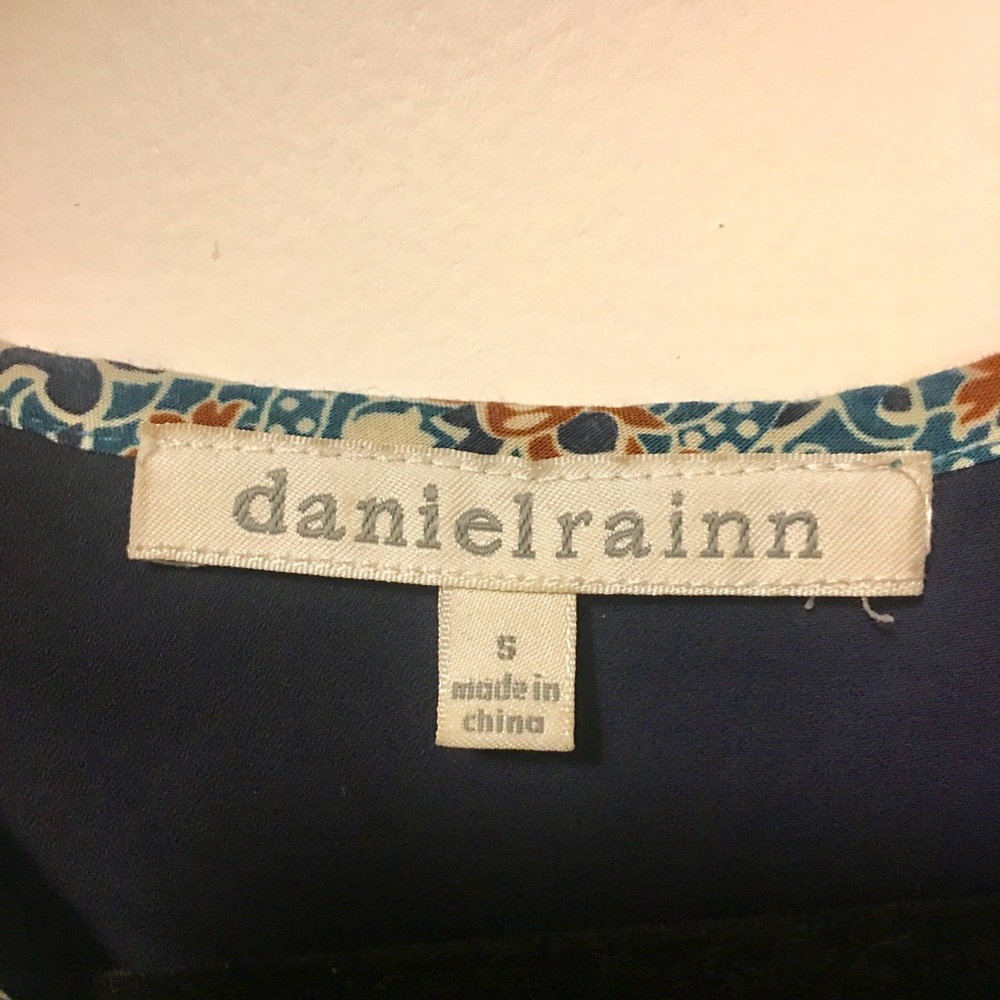 Daniel Rainn Womens 3/4sleeve Cinch Waist Boho Top - Picture 3 of 4
