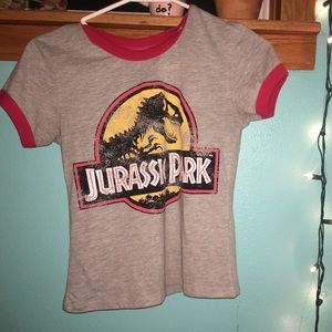 jurassic park crop top