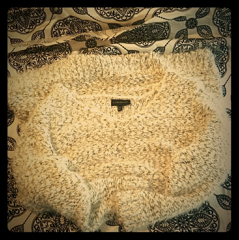 Warm cozy oversized sweater