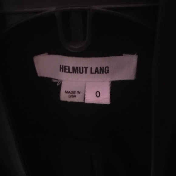 ๐ SOLD ๐ Helmet Lang leather sleeve Blazer 0 - Picture 7 of 7