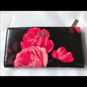Kate Spade Roses Stacey Wallet