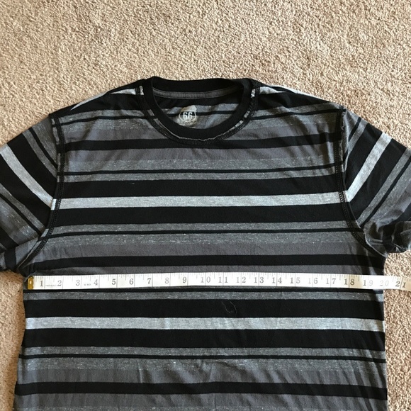 Route 66 Boys T Shirt Black/Gray Striped Shirt - Picture 7 of 8