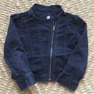 Baby Gap 3t Black Moto Jacket