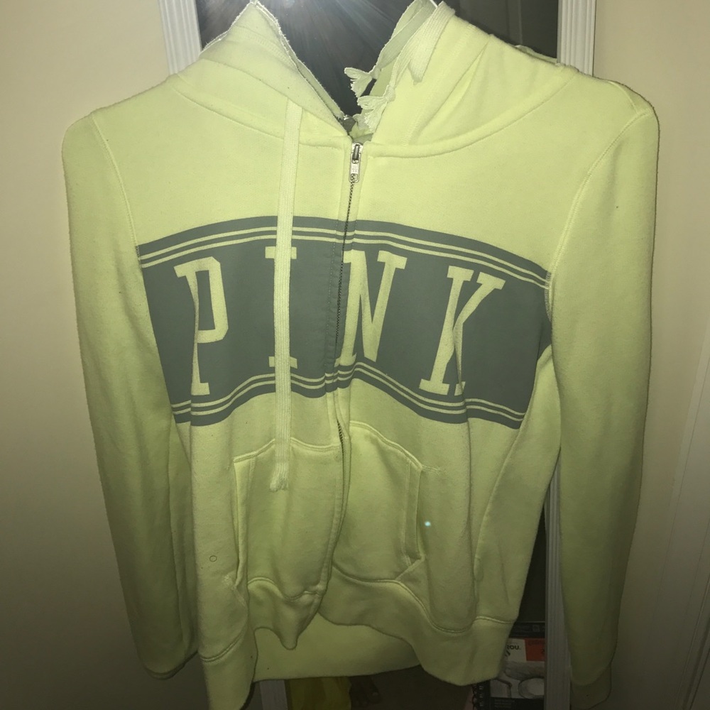 pink zip up