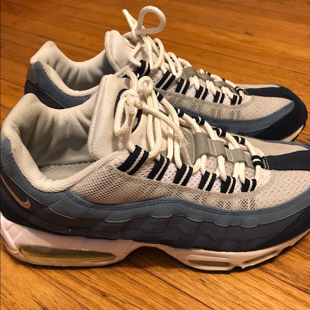 Men's Nike Air Max 95 Navy Blue/Blue/White Sz 11