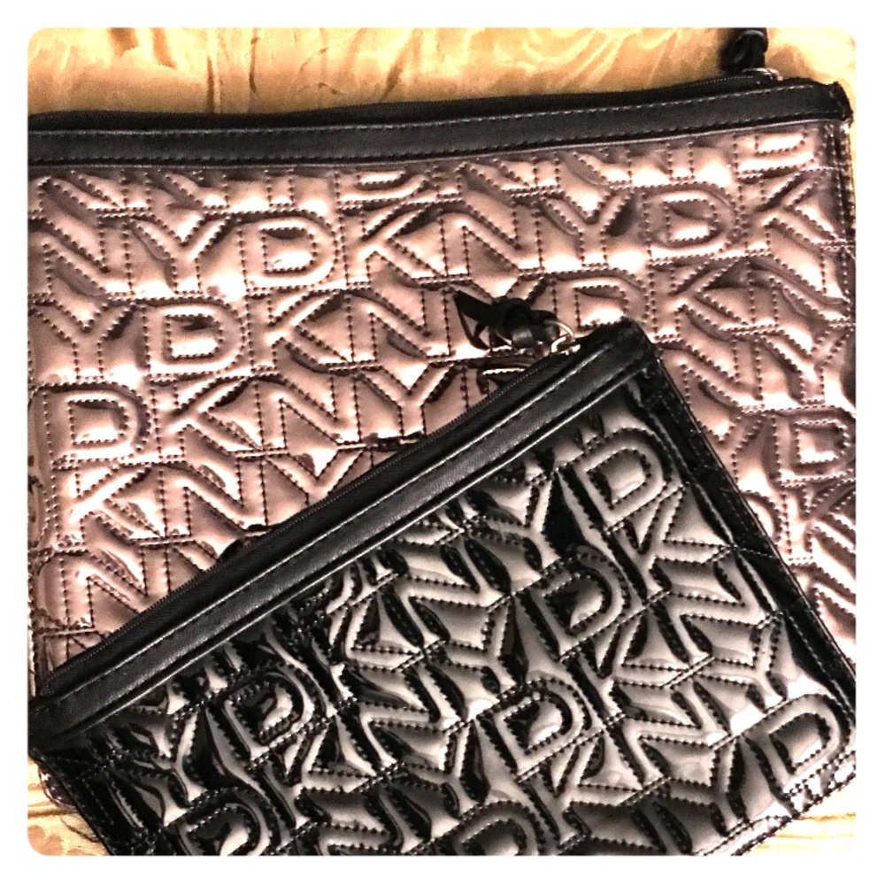 Donna Karen slim clutch