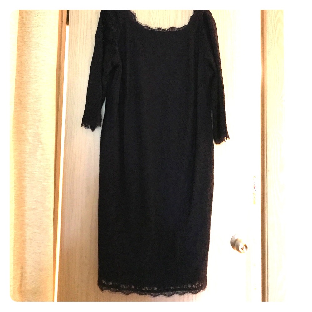 Navy Blue Adrianna Papell Dress