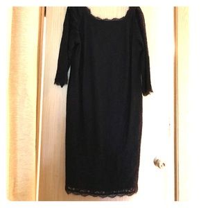 Navy Blue Adrianna Papell Dress
