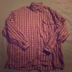 Wrangler outdoor Button Down 3xl Plaid Checks