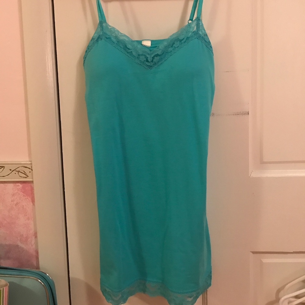 Light Blue Tank Top With Padding