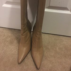 Colin Stuart Knee High Tan Boots