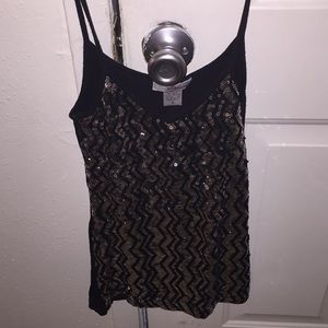 Ladies glitter tank