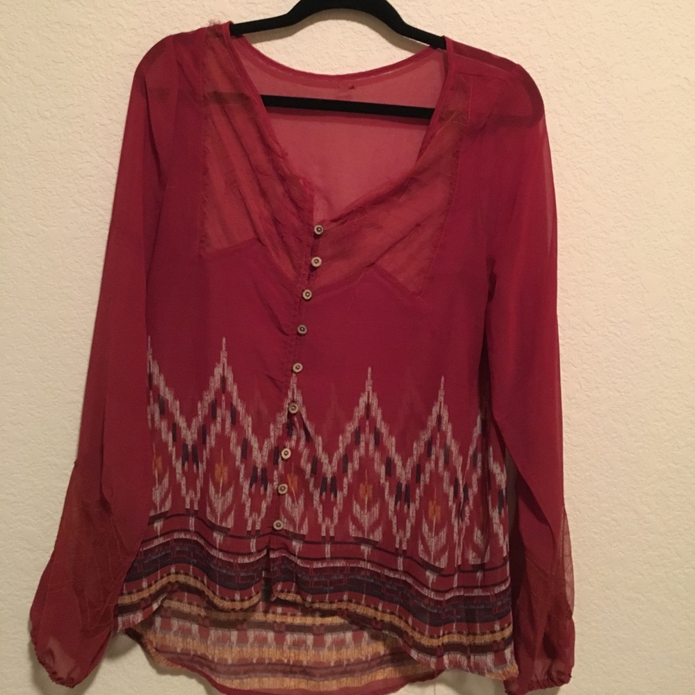 Gimmicks chiffon top