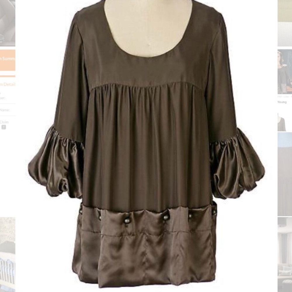 Anthropologie inside out Blouse by bow and arrow