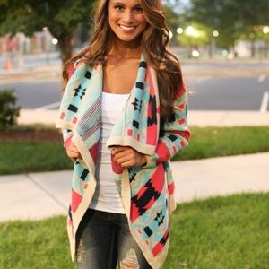 Aztec Bonfire Cardigan