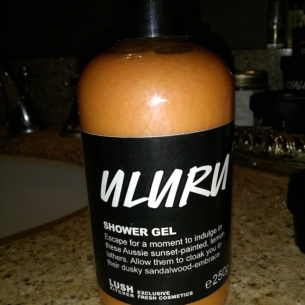 Lush Cosmetics kitchen exclusive Uluru shower gel