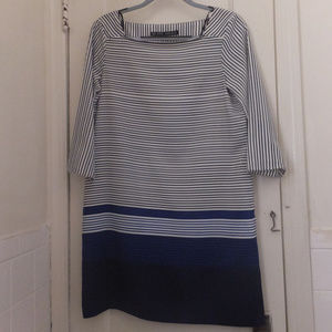 Zara Nautical Stripe Shift Dress