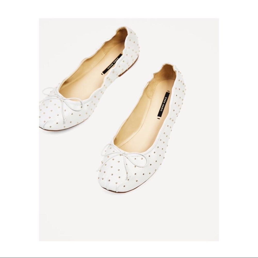 Zara Studded Ballerinas - Picture 4 of 4