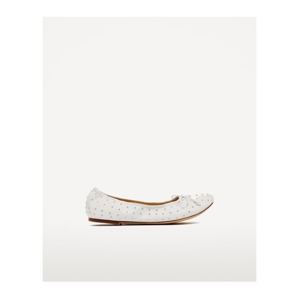 Zara Studded Ballerinas - Picture 3 of 4