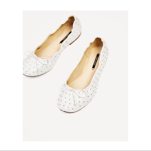 Zara Studded Ballerinas - Picture 4 of 4