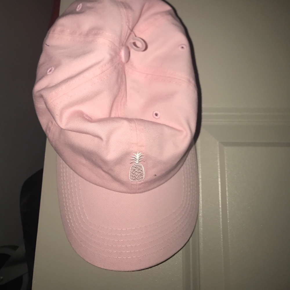 Pink hat