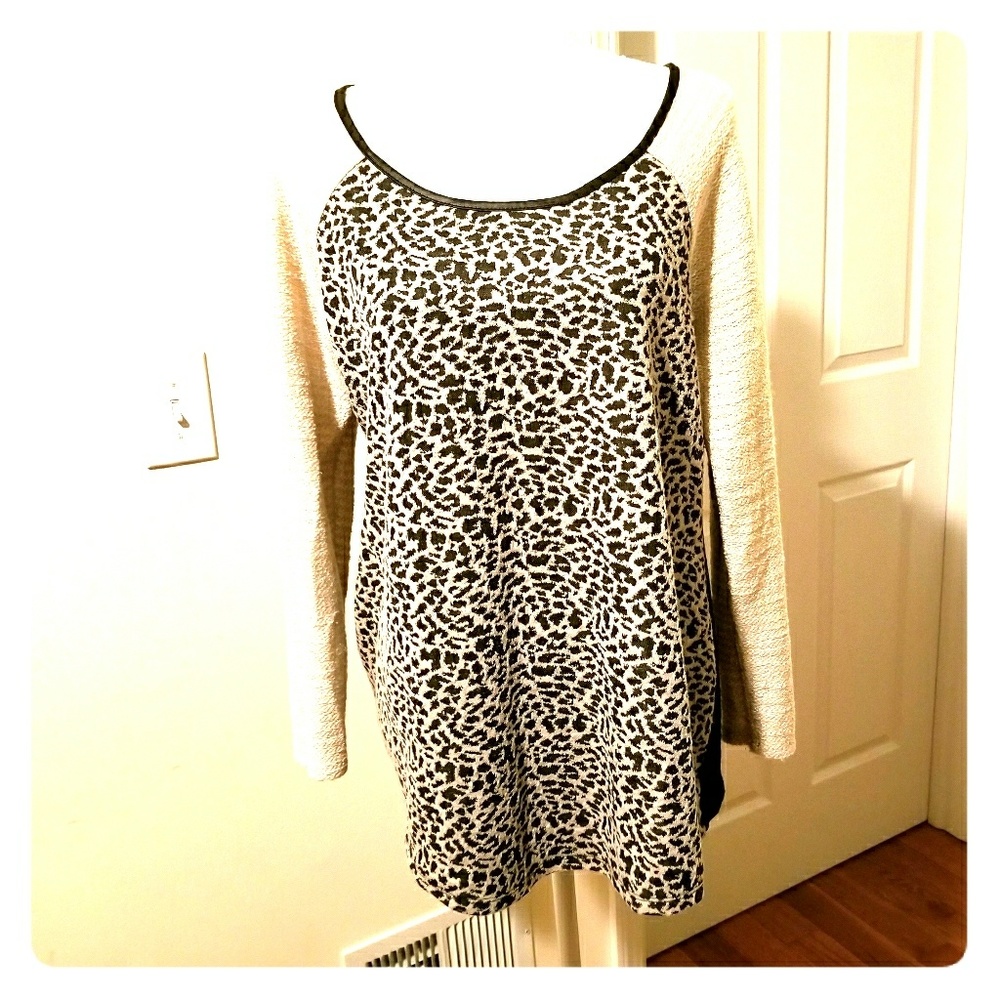 Motherhood Maternity Animal Print Sweater