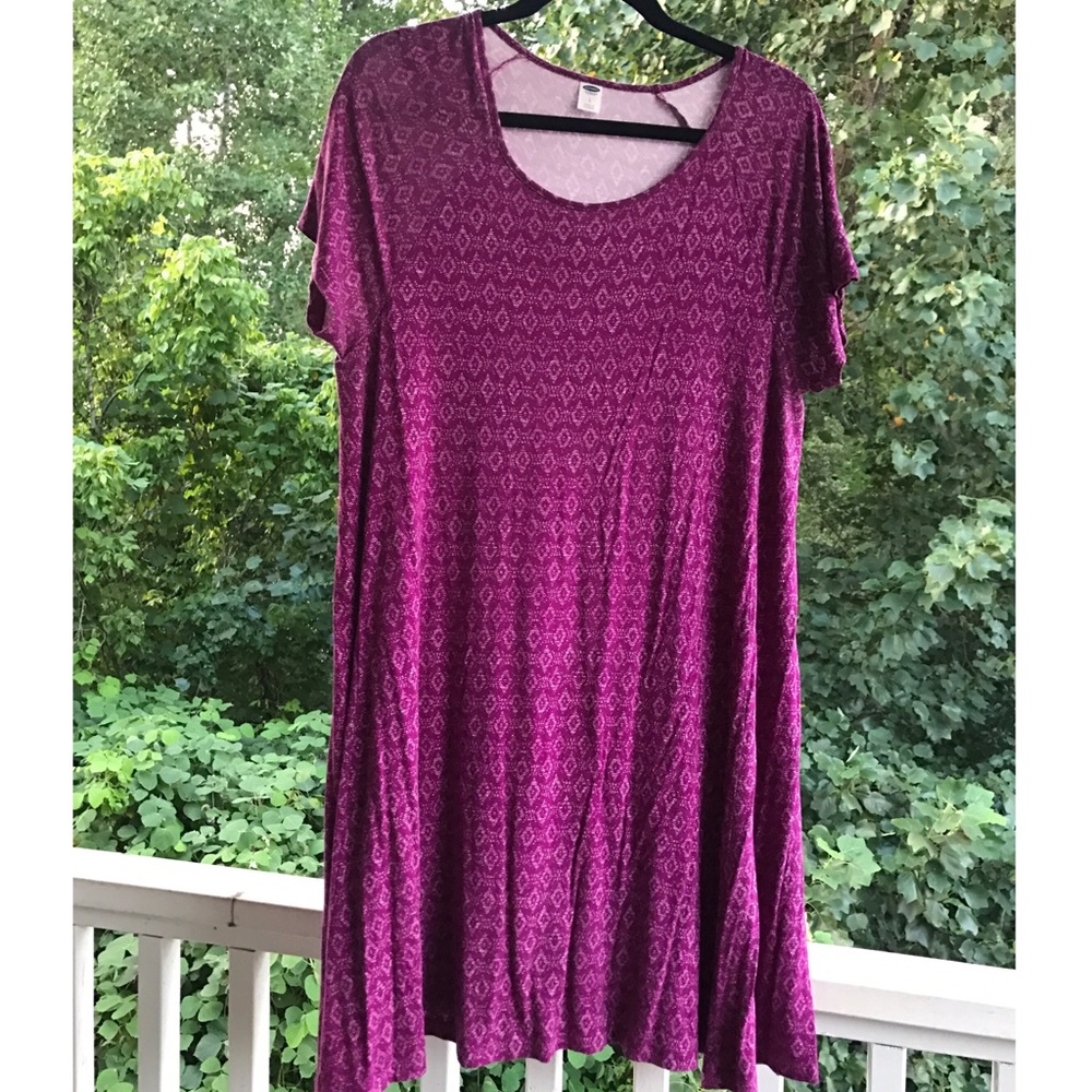 Short sleeved swing dress
