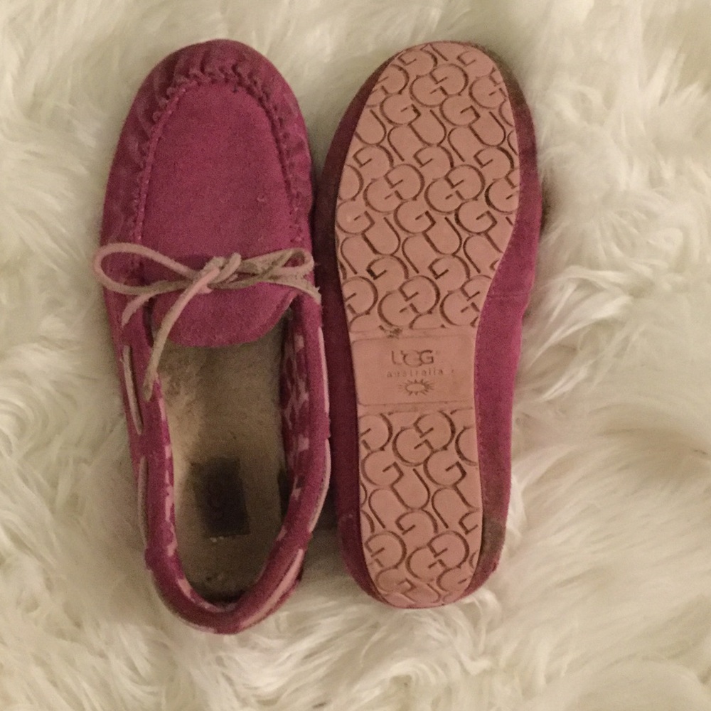 Pink UGG slippers!