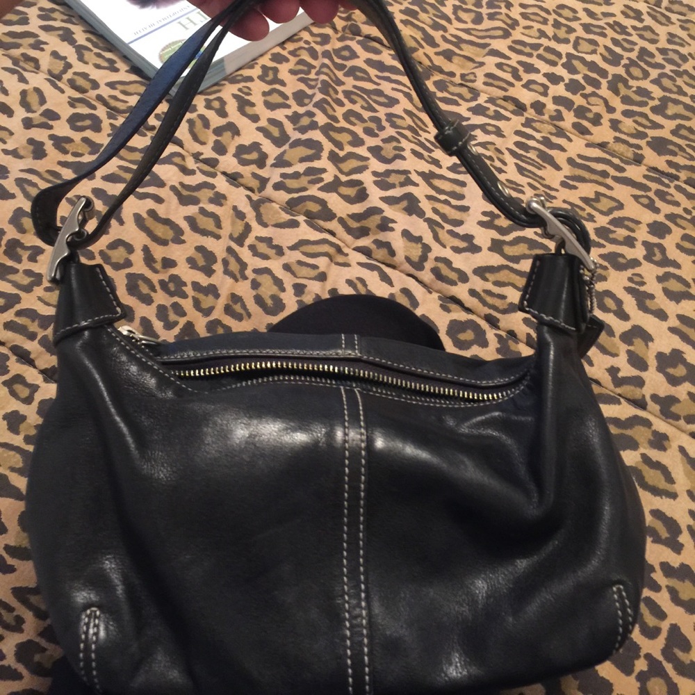 Coach small leather bag