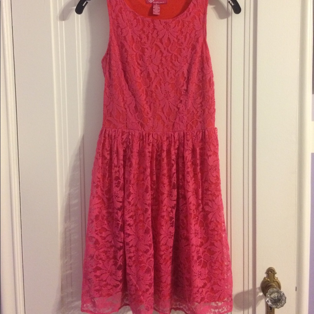 Pink Lace Dress