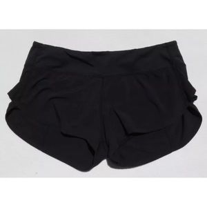 Lululemon black running shorts