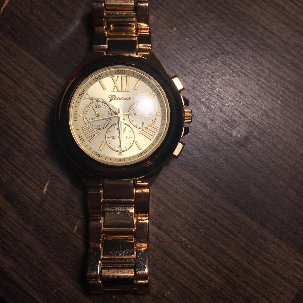 Men's Geneva Gold Watch