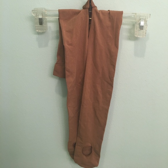 Dark suntan tights Clearance