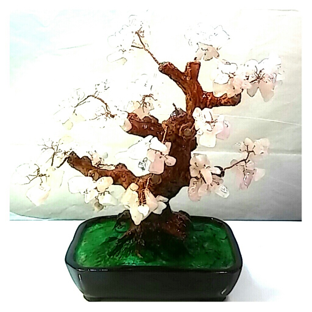 Rose Quartz Bonsai  item#0012