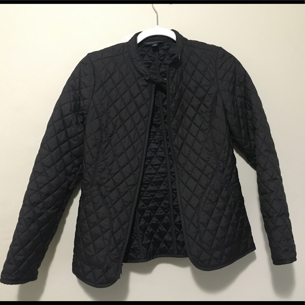 Banana Republic black quilted jacket
