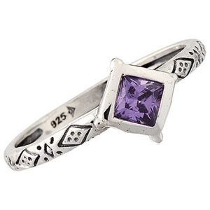 Silpada Belle Fleur Stack Ring- purple ring