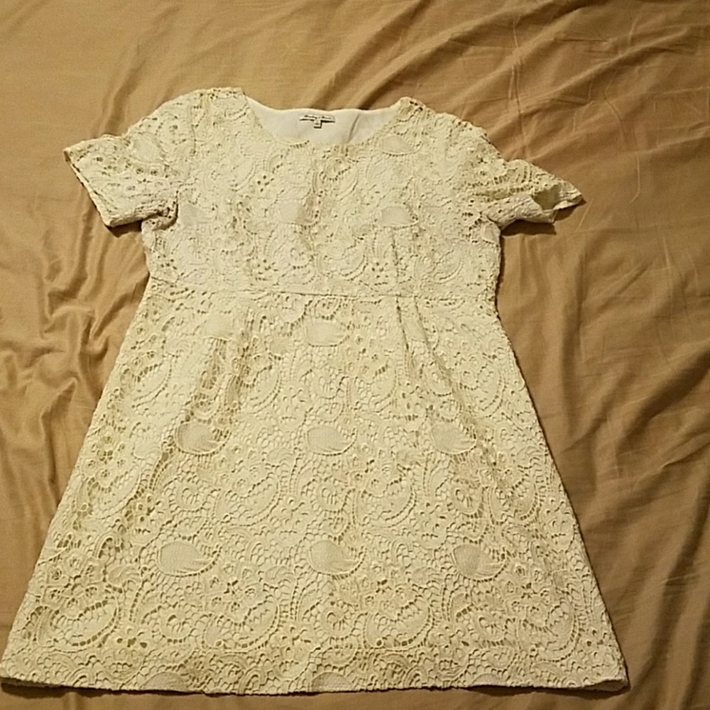 Broadway and Brooke cream lace dress