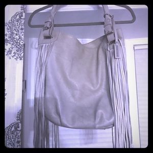 Urban Originals fringed hobo bag