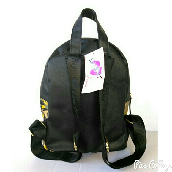 Betsey Johnson Camo Backpack w/Charm - NWT main image 4
