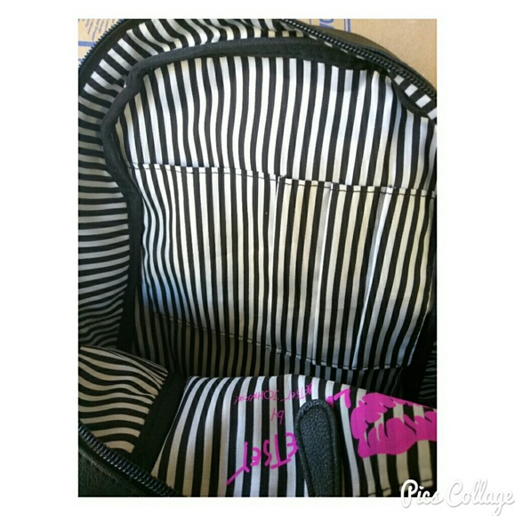 Betsey Johnson Camo Backpack w/Charm - NWT main image 5