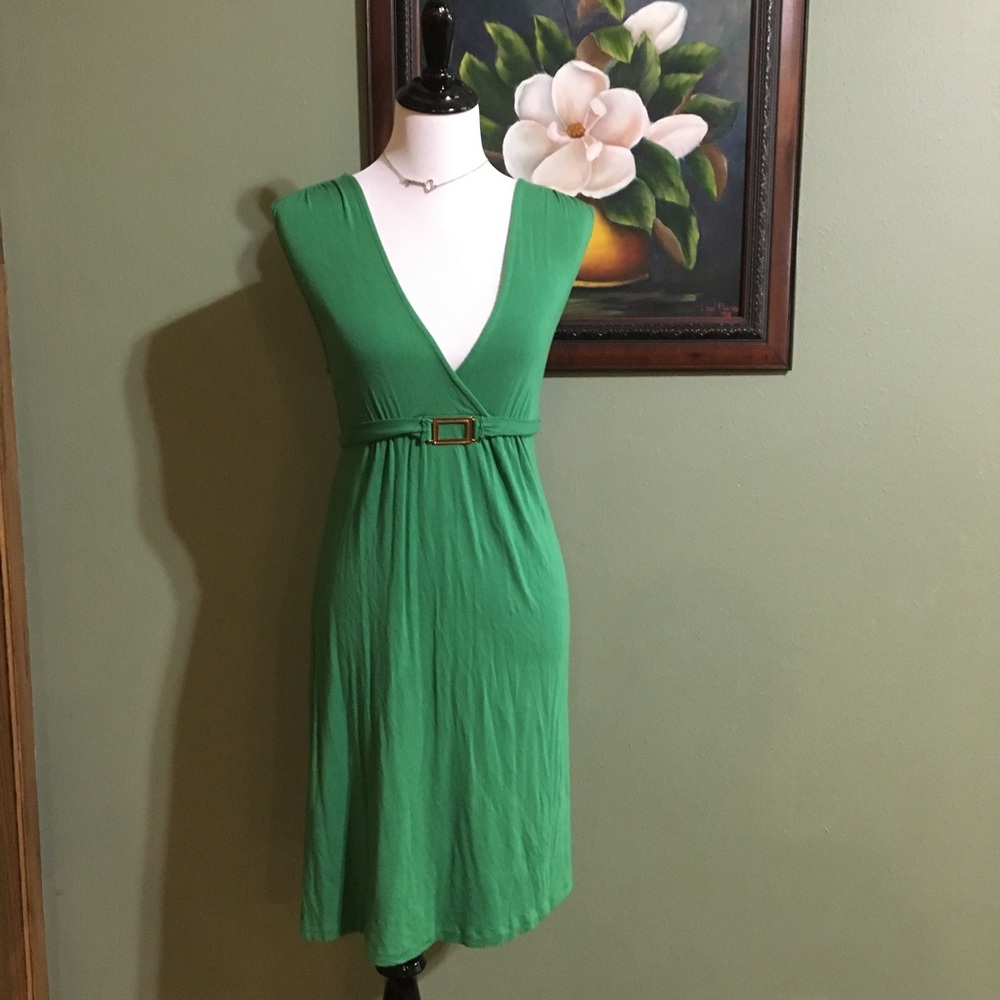 Green Banana Republic Mini Dress In Small