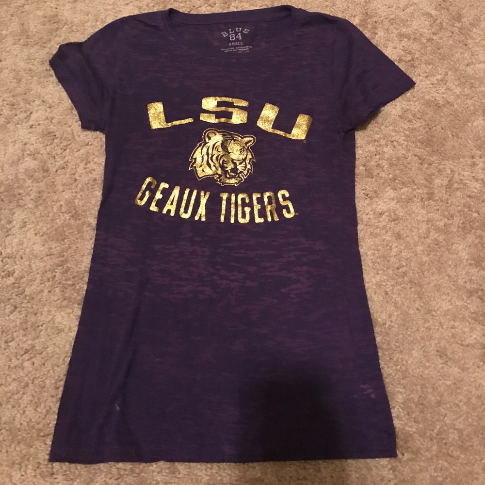 NWOT Glittery LSU Tee