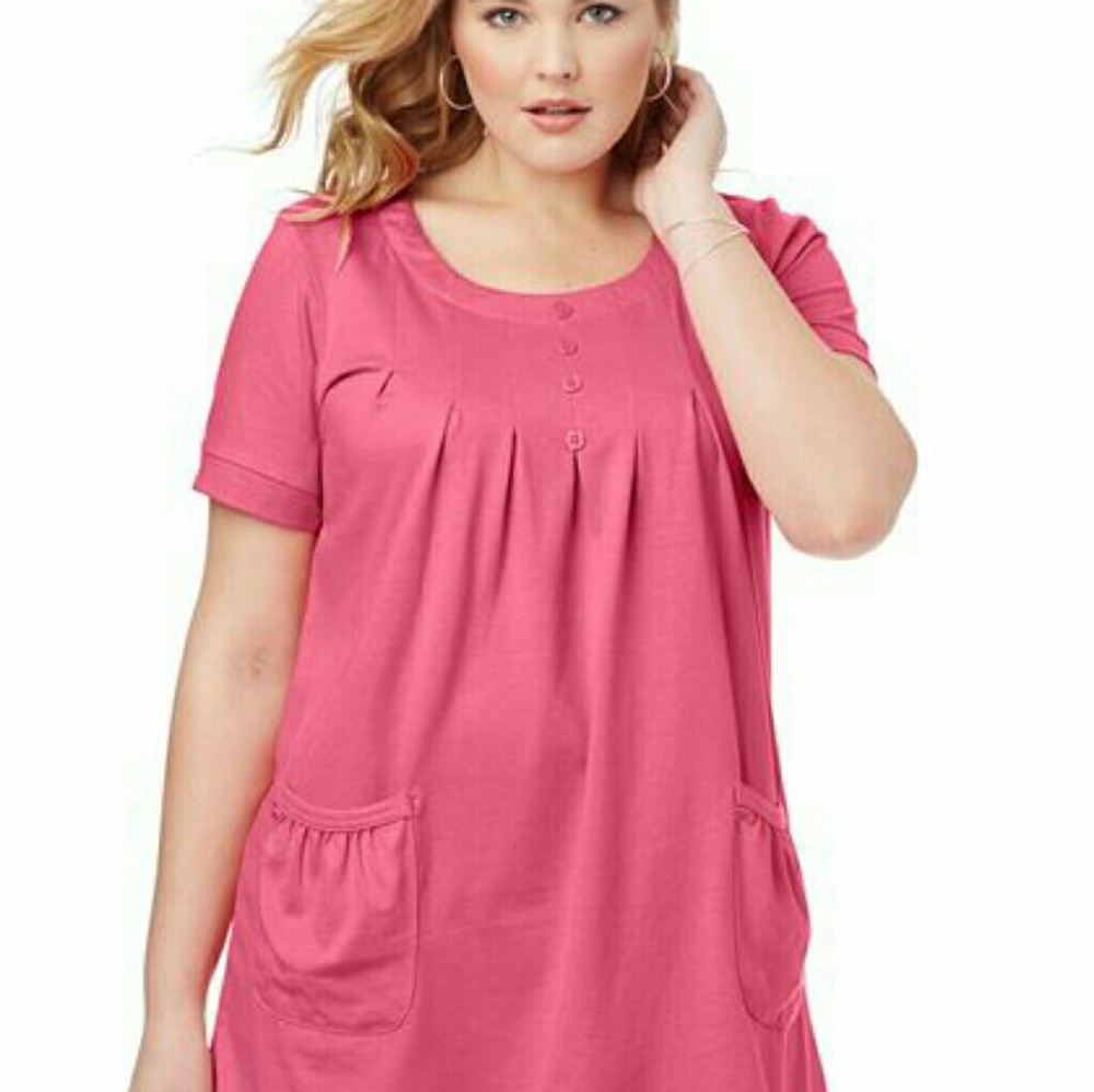 Roamans Plus Size 3X (30/32) Lot of 2 Tops
