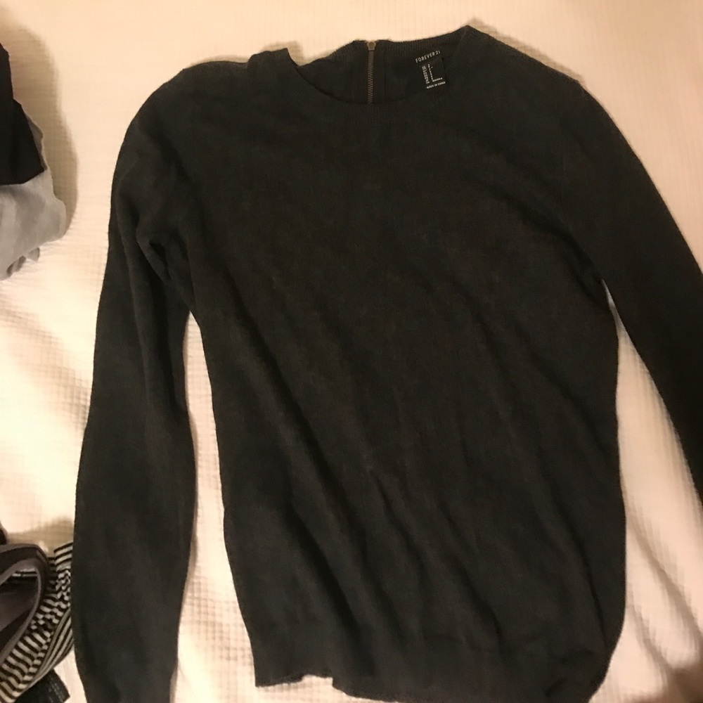 Dark grey sweater
