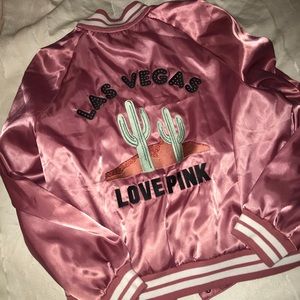 BNWT PINK BOMBER JACKET *LIMITED EDITION *
