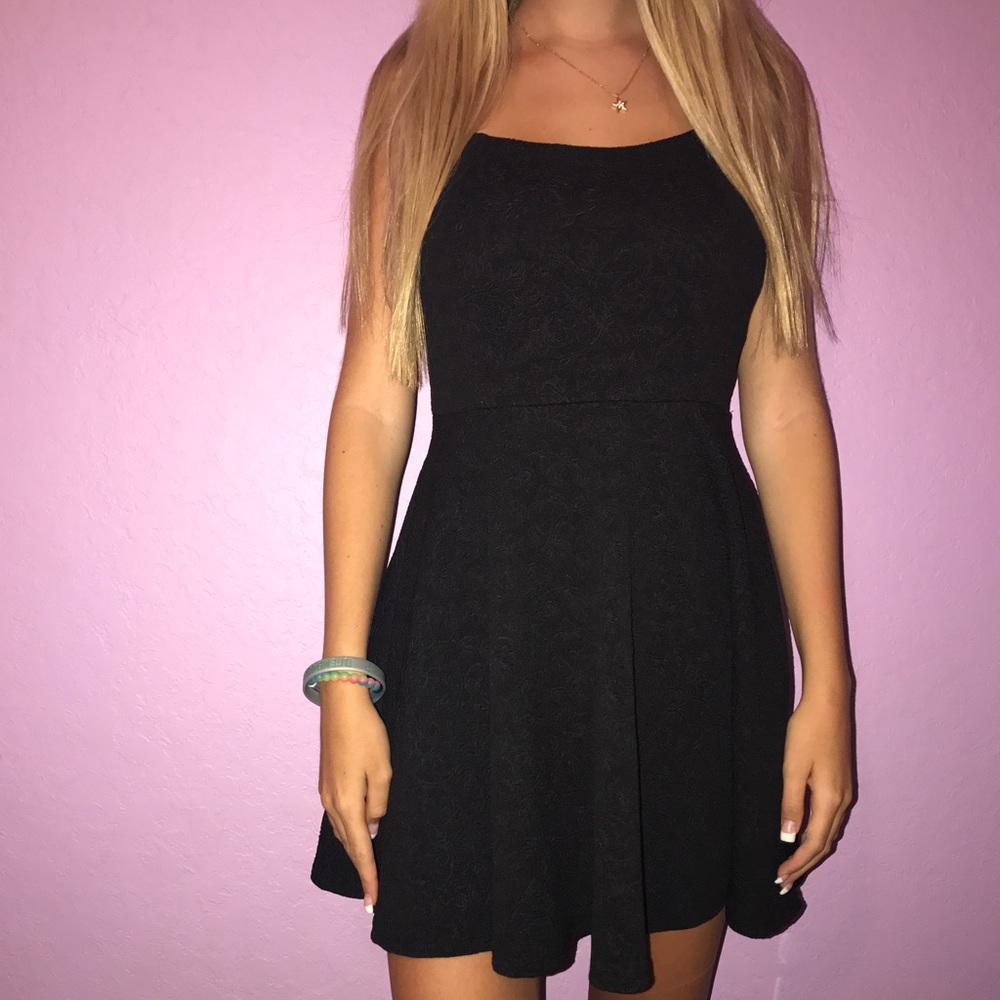 Black formal dress