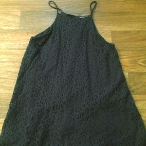Francesca's Navy Lace Dress