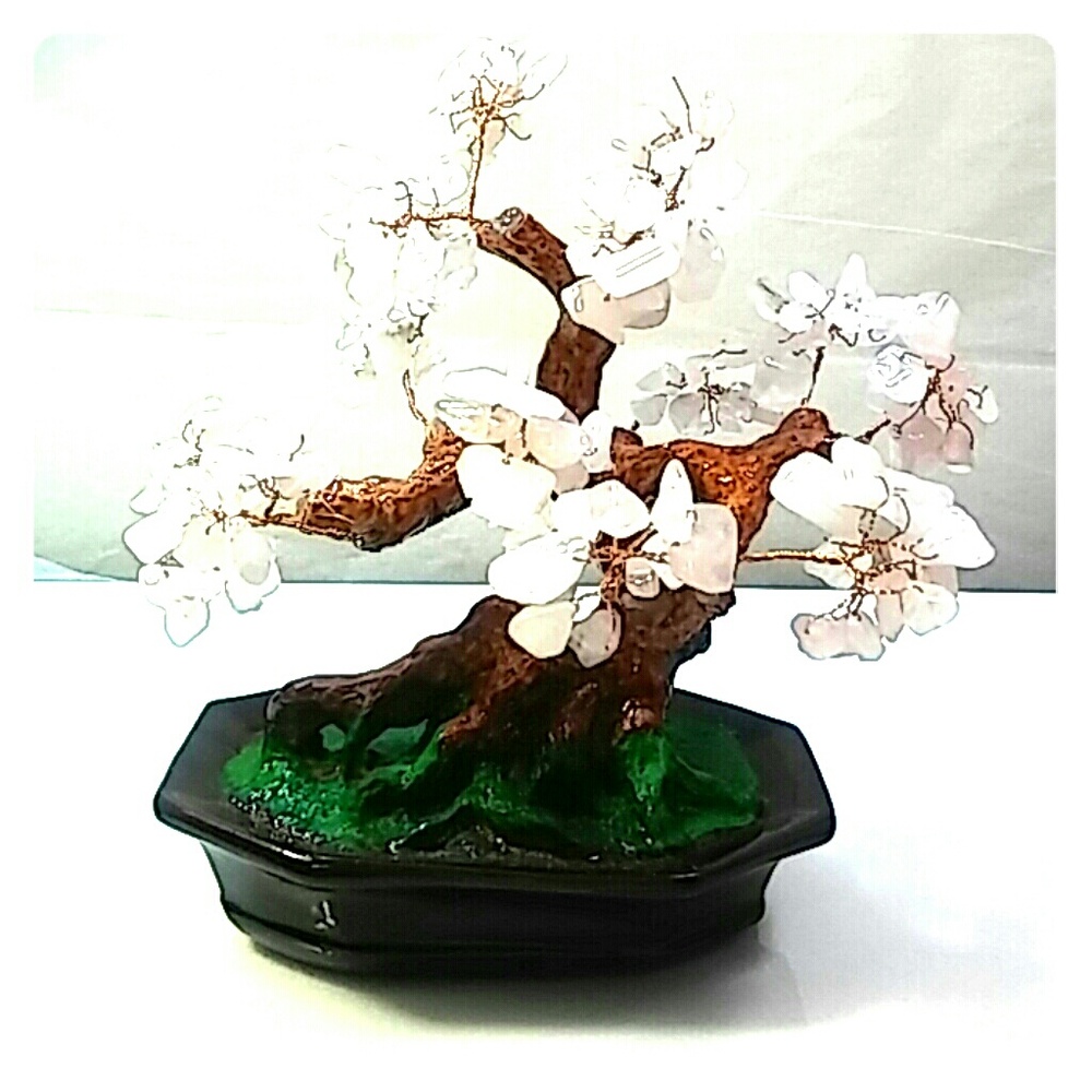 Rose Quartz Bonsai item#0014